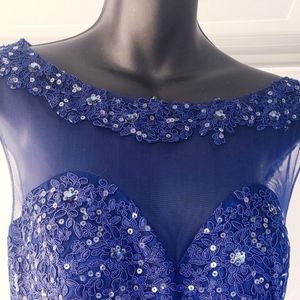 Beautiful navy blue gown